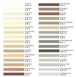 Info/Color Charts | Grout Shield | Grout Restoration System | Grout Cleaner